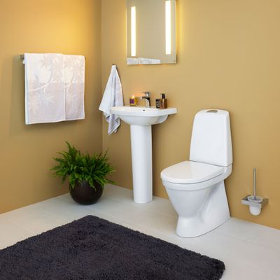 Gustavsberg Nautic 1500 WC Hygienic Flush C+ - Installerat-och-klart
