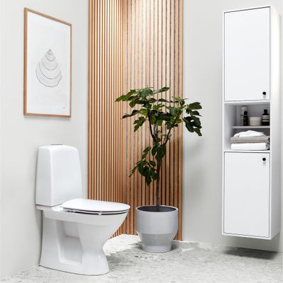 Ifö Spira 6260 Rimfree WC-stol - Installerat-och-klart